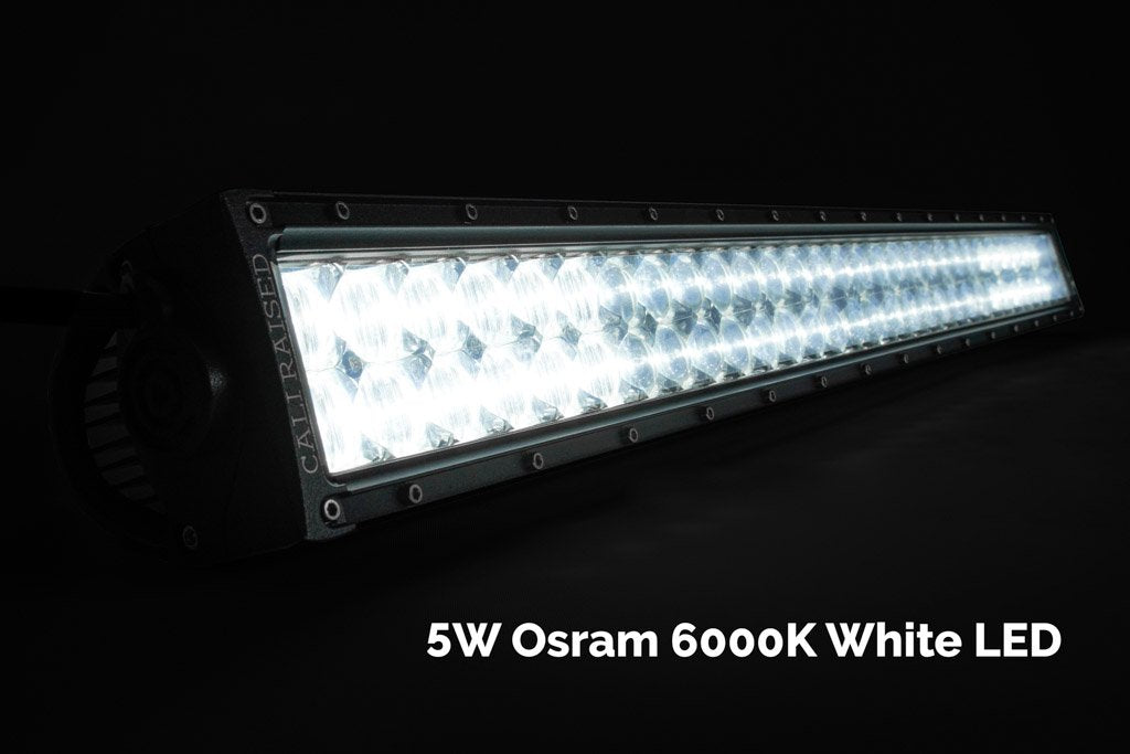 Cali Raised LED 52" Dual Row 5D Optic OSRAM LED Bar