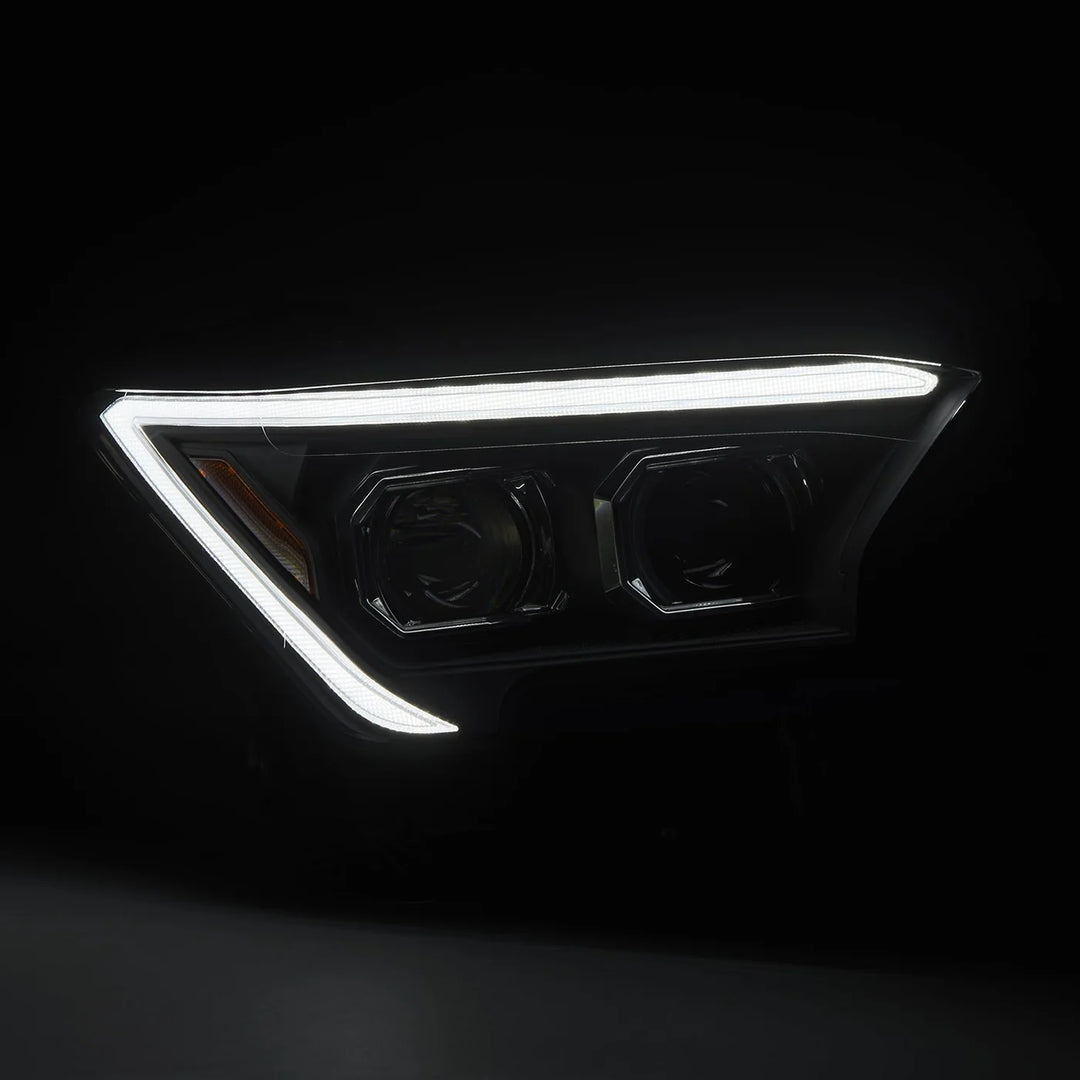 Alpharex LUXX-Series LED Projector Headlights Black for Tacoma (2024+) & 4Runner (2025+)
