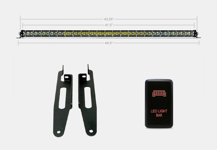 Cali Raised LED Economy Roof Rack Lighting Kit For Tacoma, 4Runner