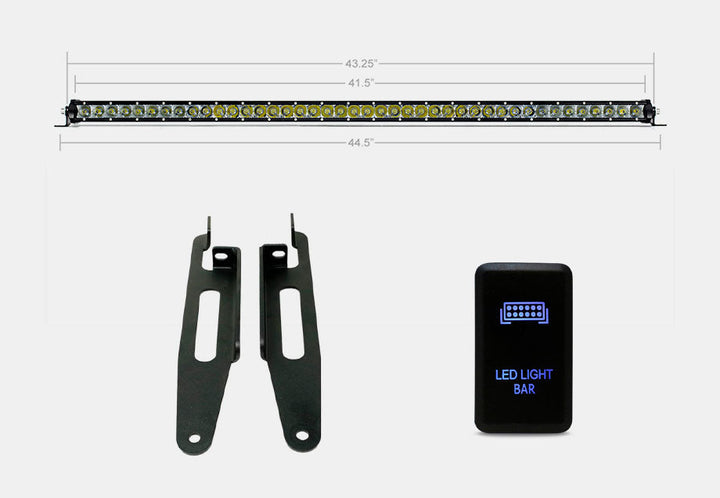 Cali Raised LED Economy Roof Rack Lighting Kit For Tacoma, 4Runner