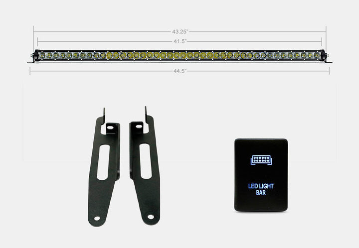 Cali Raised LED Economy Roof Rack Lighting Kit For Tacoma, 4Runner