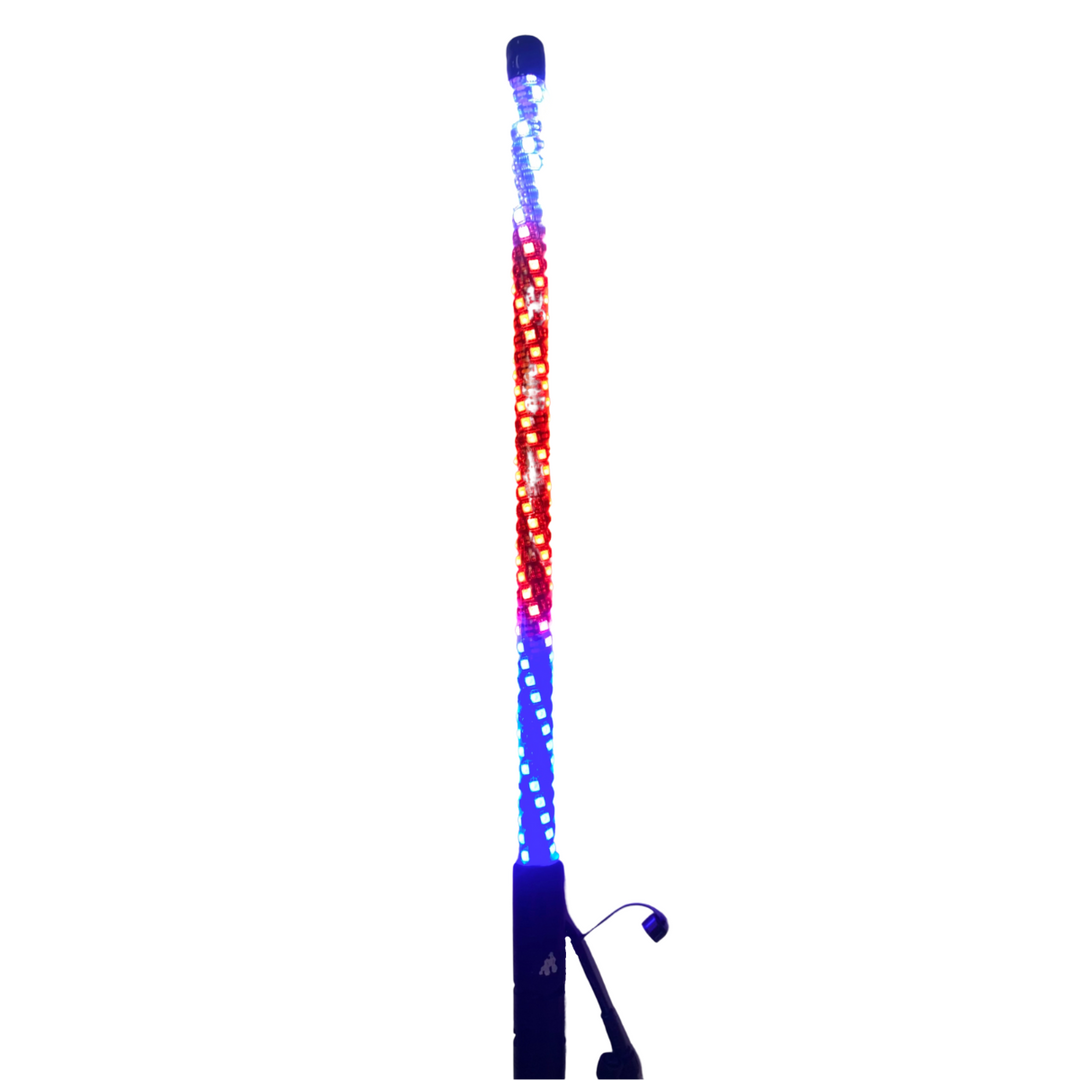 2' LED Whip Elite HD Single Whip Magnetic Mount