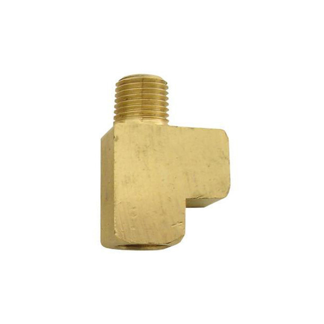 1/4" MPT x 1/4" FPT x 1/4" FPT Brass Street Tee