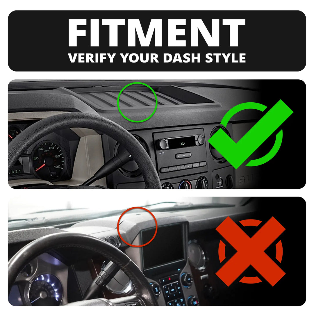 TRAXX™ - Fast Track Dash Bracket With MagSafe Charging Phone Mount | 2008-2016 Ford Super Duty, 2011-2025 F-650 & F-750 (See Compatibility Info For Year/Trim Details)