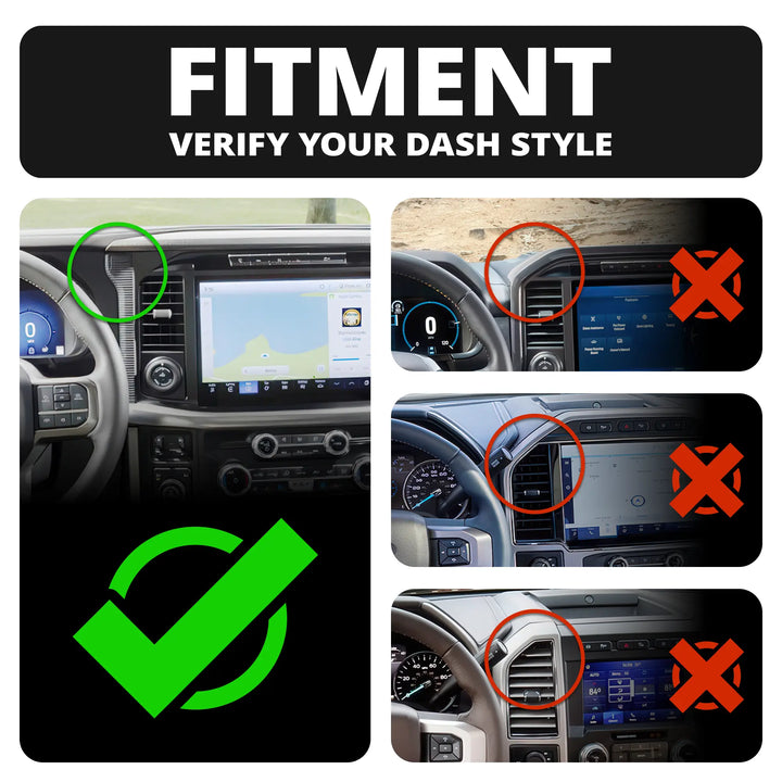 TRAXX™ - Slim Track Dash Bracket With Dual 20LITE Phone Mounts | Telescoping Arm | 2024-2026 Ford F-150 (See Compatibility Info For Specific Year/Trim Fitment Details)