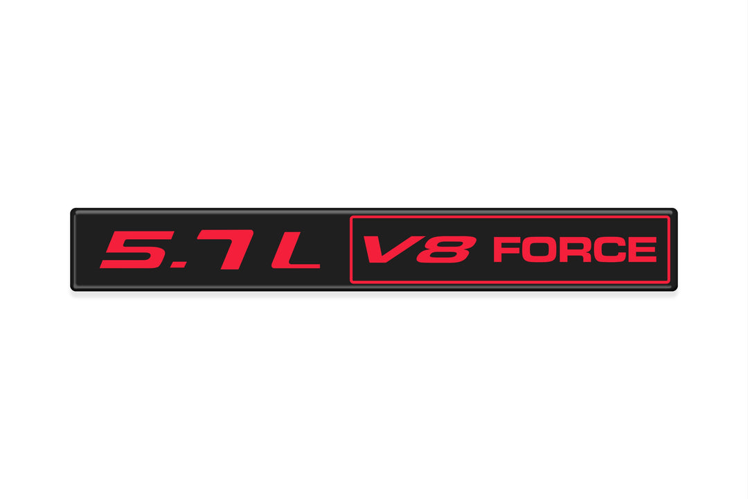 Engine Badge Fits Any Toyota Tundra