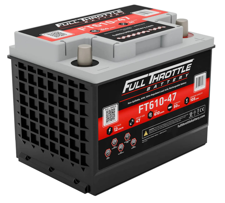 Full Throttle FT610-47 AGM battery