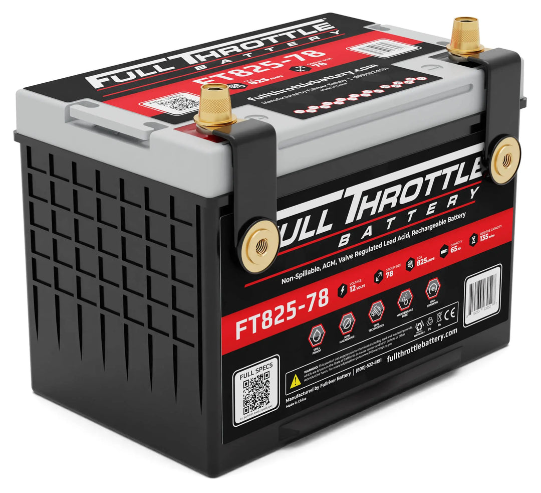 Full Throttle FT825-78 AGM battery