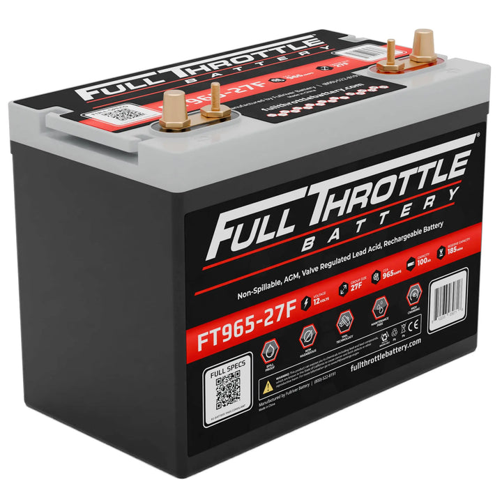 Full Throttle FT965-27F AGM battery