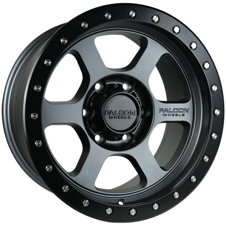 Falcon Off-Road Wheels T1 - Matte Gunmetal 17x9
