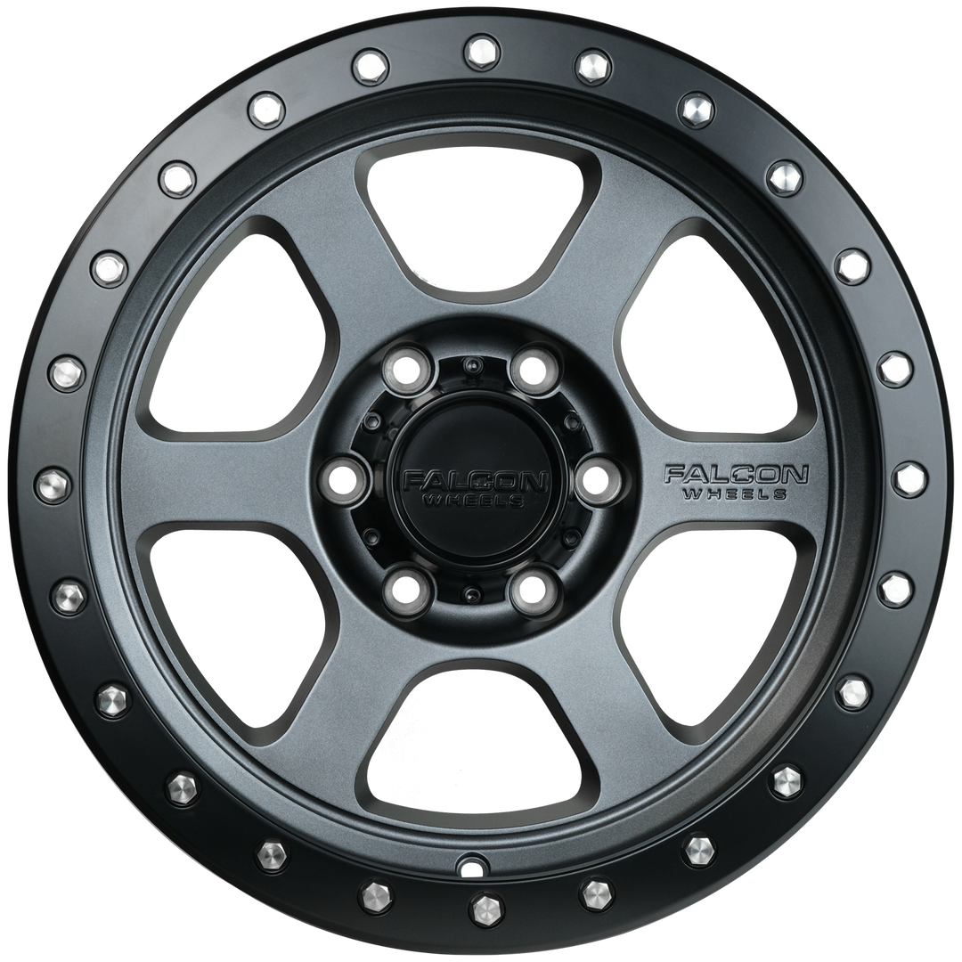 Falcon Off-Road Wheels T1 - Matte Gunmetal 17x9