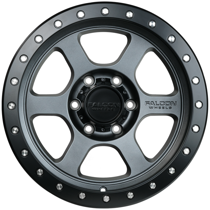Falcon Off-Road Wheels T1 - Matte Gunmetal 17x9