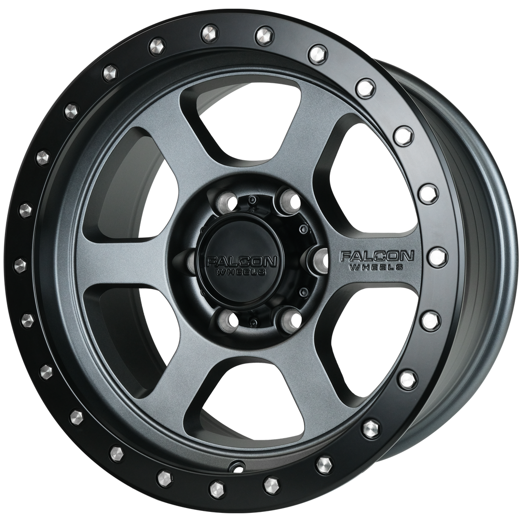 Falcon Off-Road Wheels T1 - Matte Gunmetal 17x9