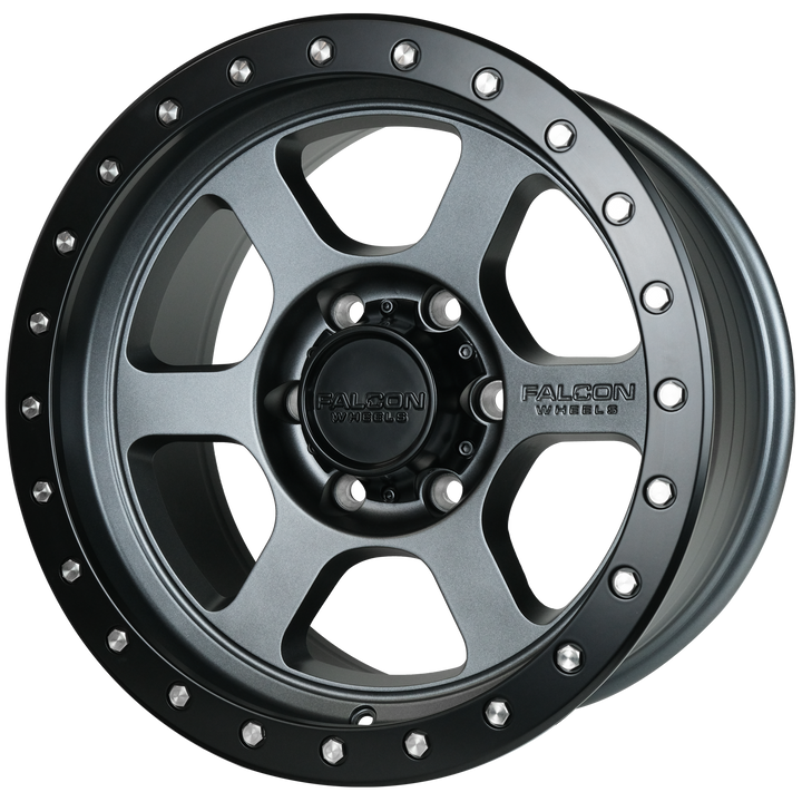 Falcon Off-Road Wheels T1 - Matte Gunmetal 17x9