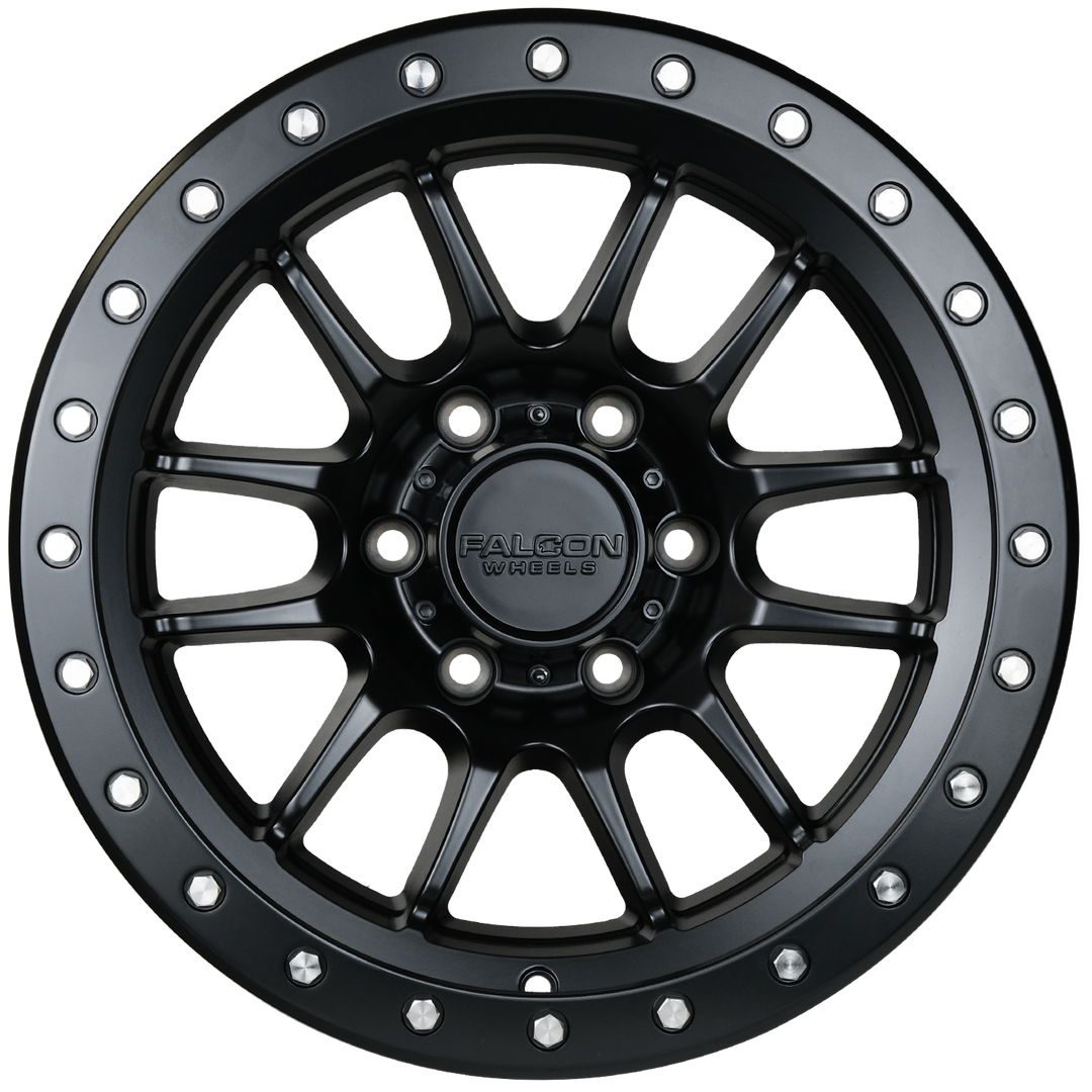 Falcon Off-Road Wheels T7 - Matte Black 17x9