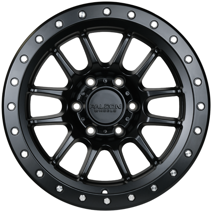 Falcon Off-Road Wheels T7 - Matte Black 17x9