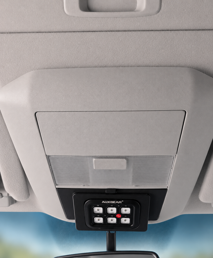 2nd Gen 2007-2021 Toyota Sequoia/Tundra Auxbeam 6/8/8XL Overhead Switch Panel Mount