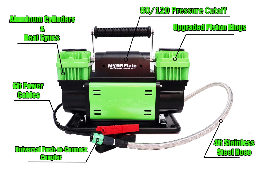 MORRFlate TenSix Portable 12v Off Road Air Compressor - Gen2