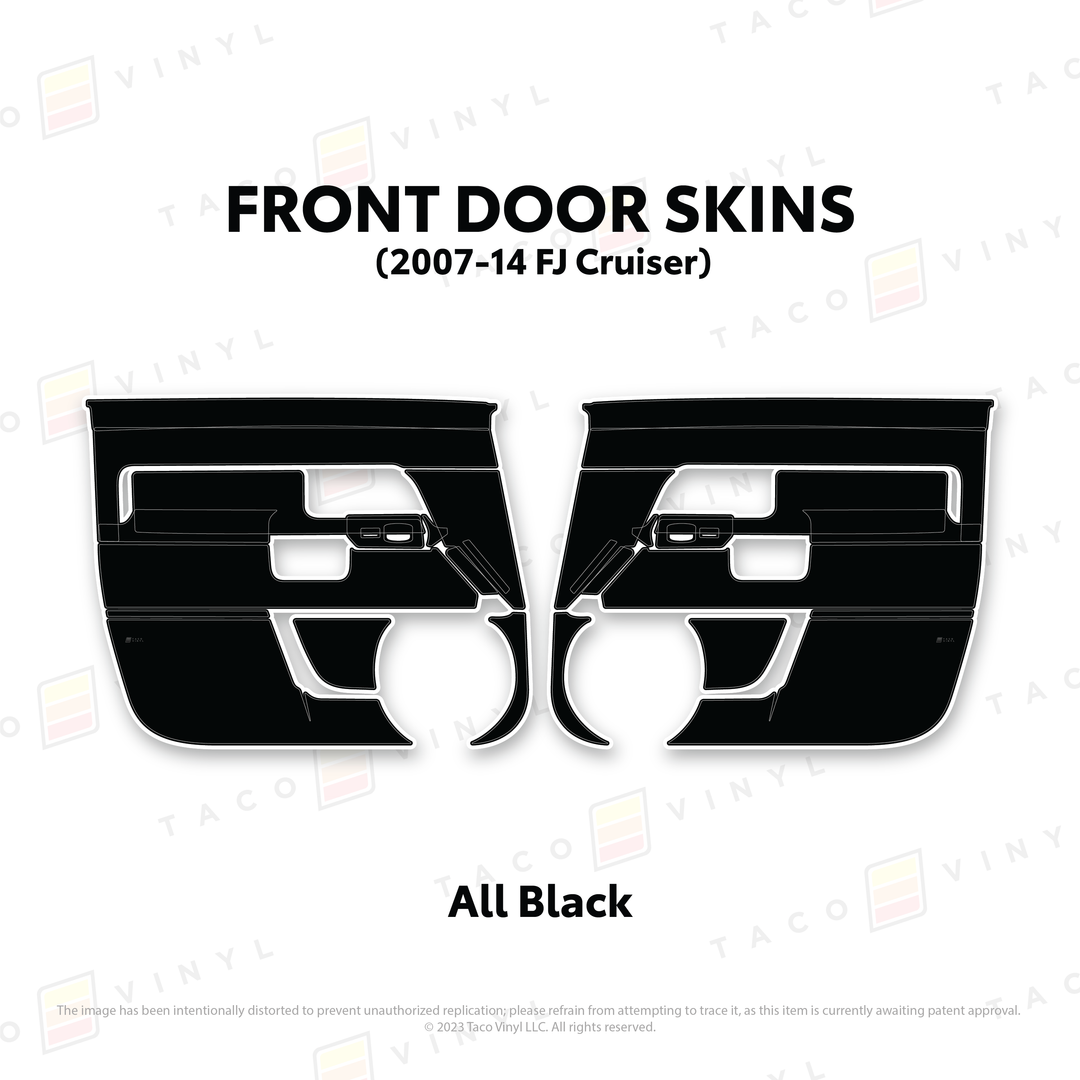 Taco Vinyl Door Skins for FJ Cruiser (2007-2014)