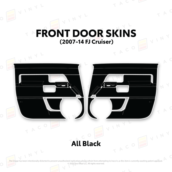 Taco Vinyl Door Skins for FJ Cruiser (2007-2014)