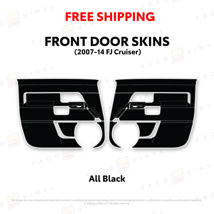 Taco Vinyl Door Skins for FJ Cruiser (2007-2014)