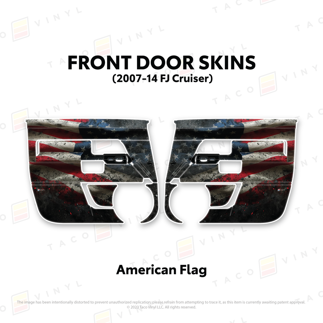 Taco Vinyl Door Skins for FJ Cruiser (2007-2014)