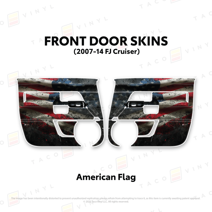 Taco Vinyl Door Skins for FJ Cruiser (2007-2014)