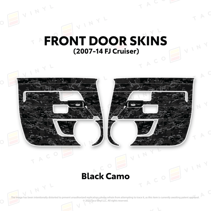 Taco Vinyl Door Skins for FJ Cruiser (2007-2014)