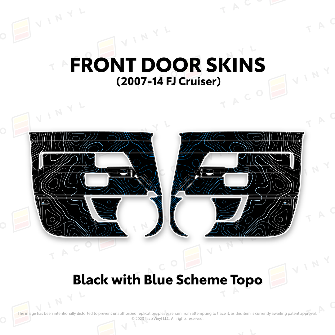 Taco Vinyl Door Skins for FJ Cruiser (2007-2014)