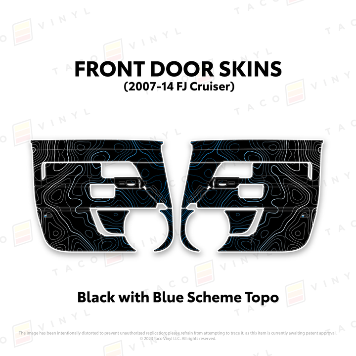 Taco Vinyl Door Skins for FJ Cruiser (2007-2014)
