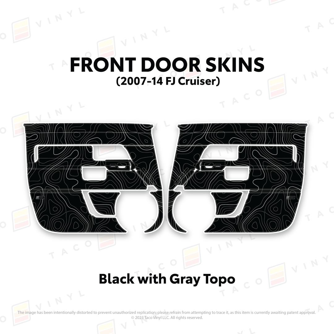 Taco Vinyl Door Skins for FJ Cruiser (2007-2014)
