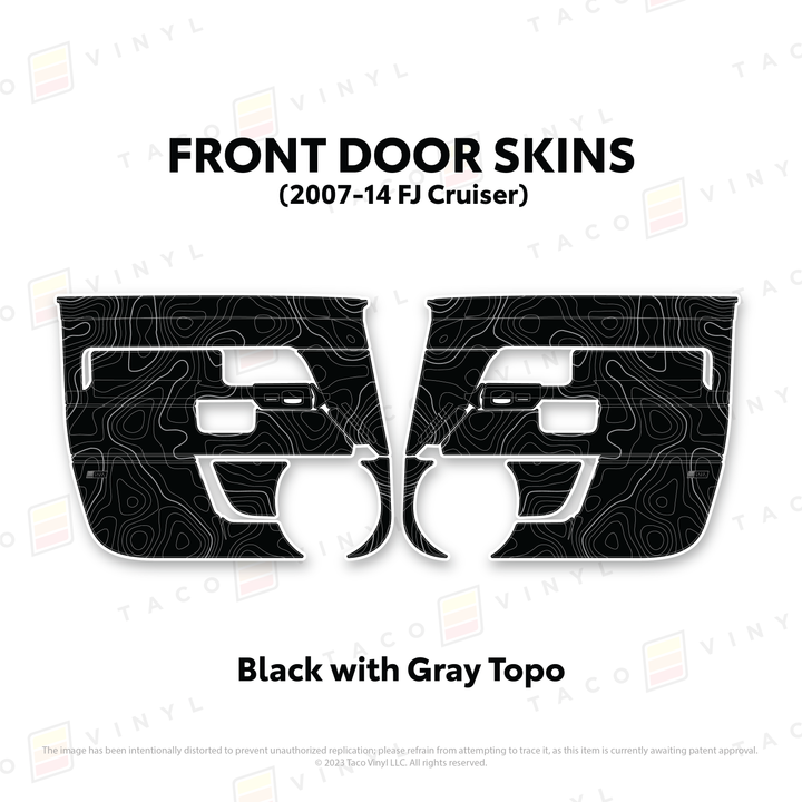 Taco Vinyl Door Skins for FJ Cruiser (2007-2014)