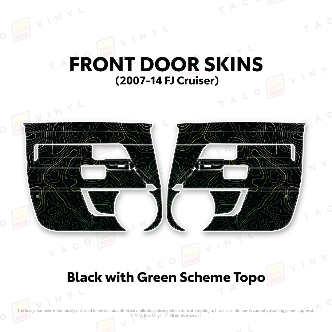 Taco Vinyl Door Skins for FJ Cruiser (2007-2014)