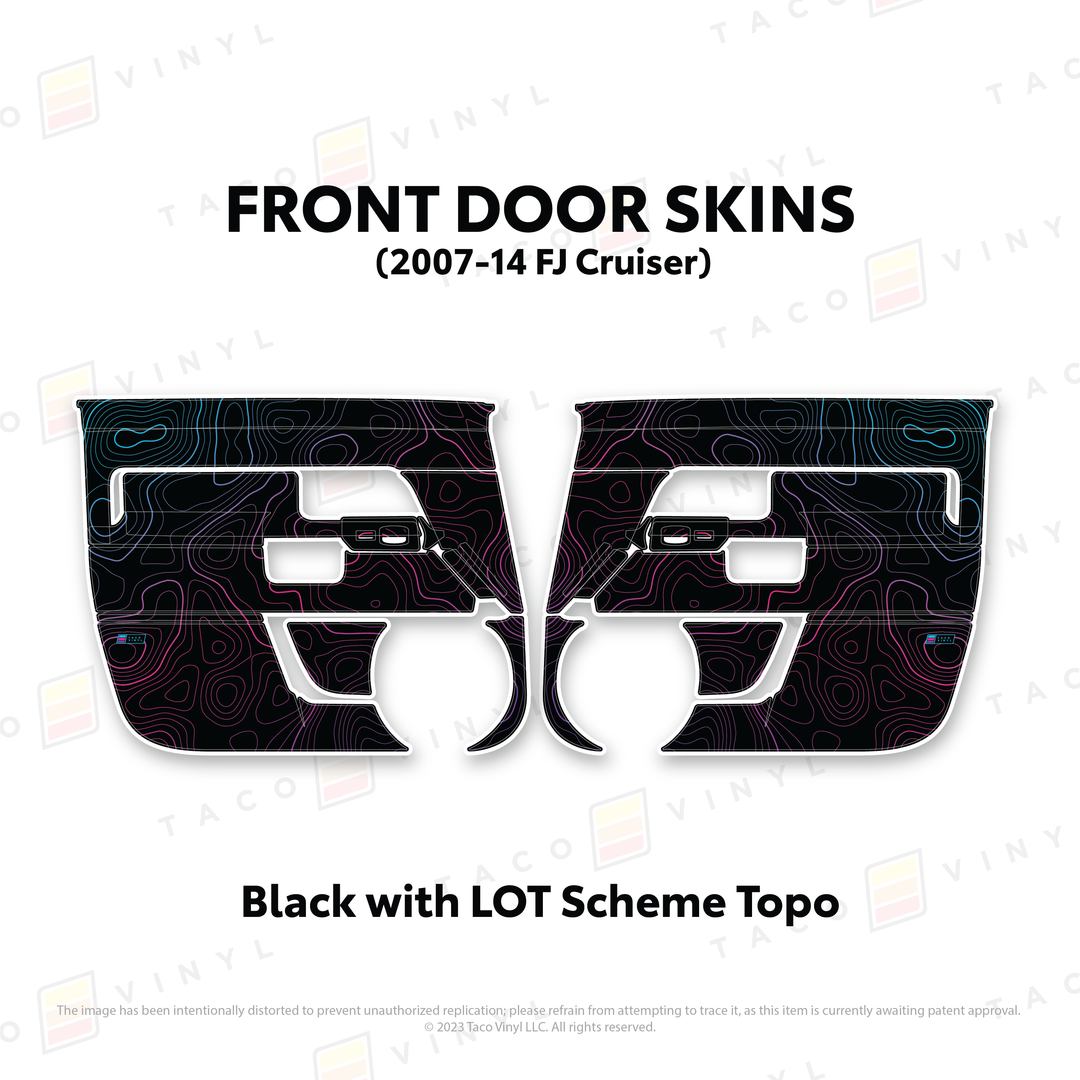 Taco Vinyl Door Skins for FJ Cruiser (2007-2014)