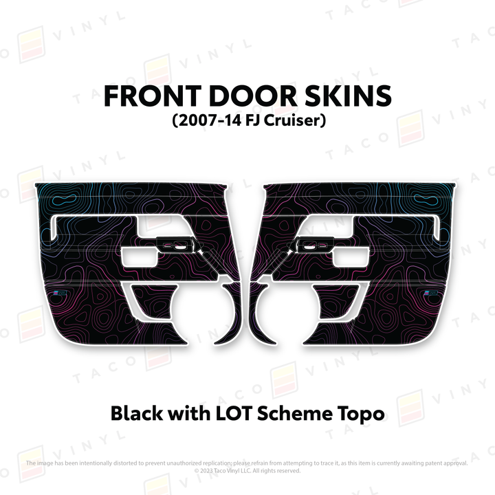 Taco Vinyl Door Skins for FJ Cruiser (2007-2014)