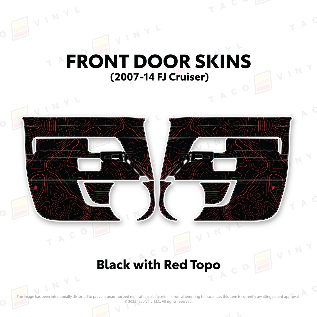 Taco Vinyl Door Skins for FJ Cruiser (2007-2014)