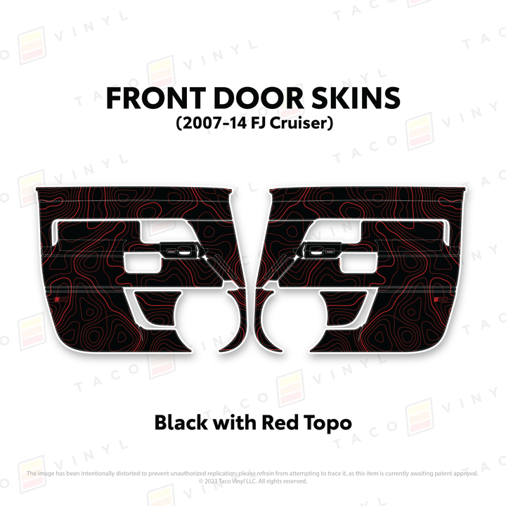 Taco Vinyl Door Skins for FJ Cruiser (2007-2014)