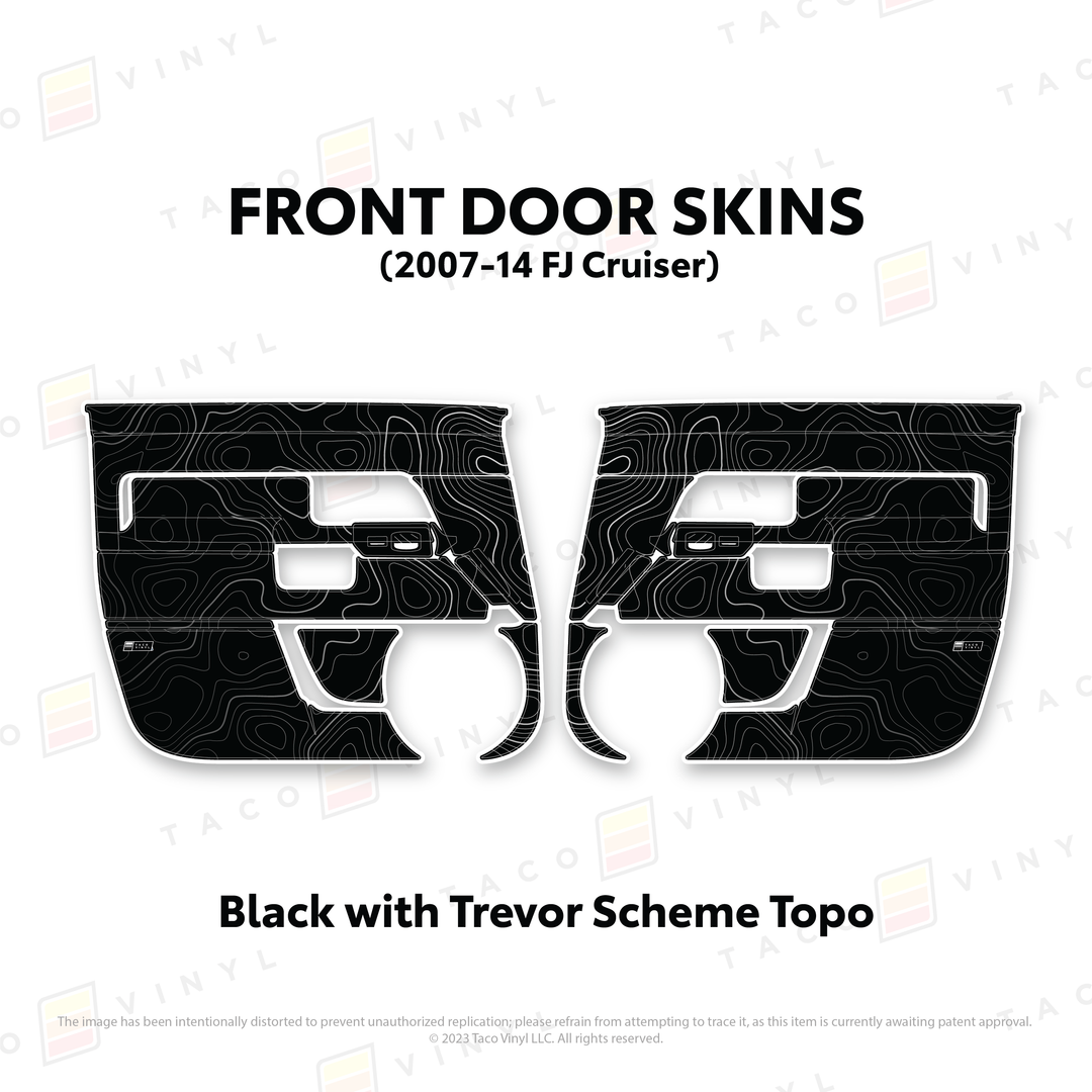 Taco Vinyl Door Skins for FJ Cruiser (2007-2014)
