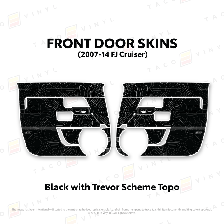 Taco Vinyl Door Skins for FJ Cruiser (2007-2014)