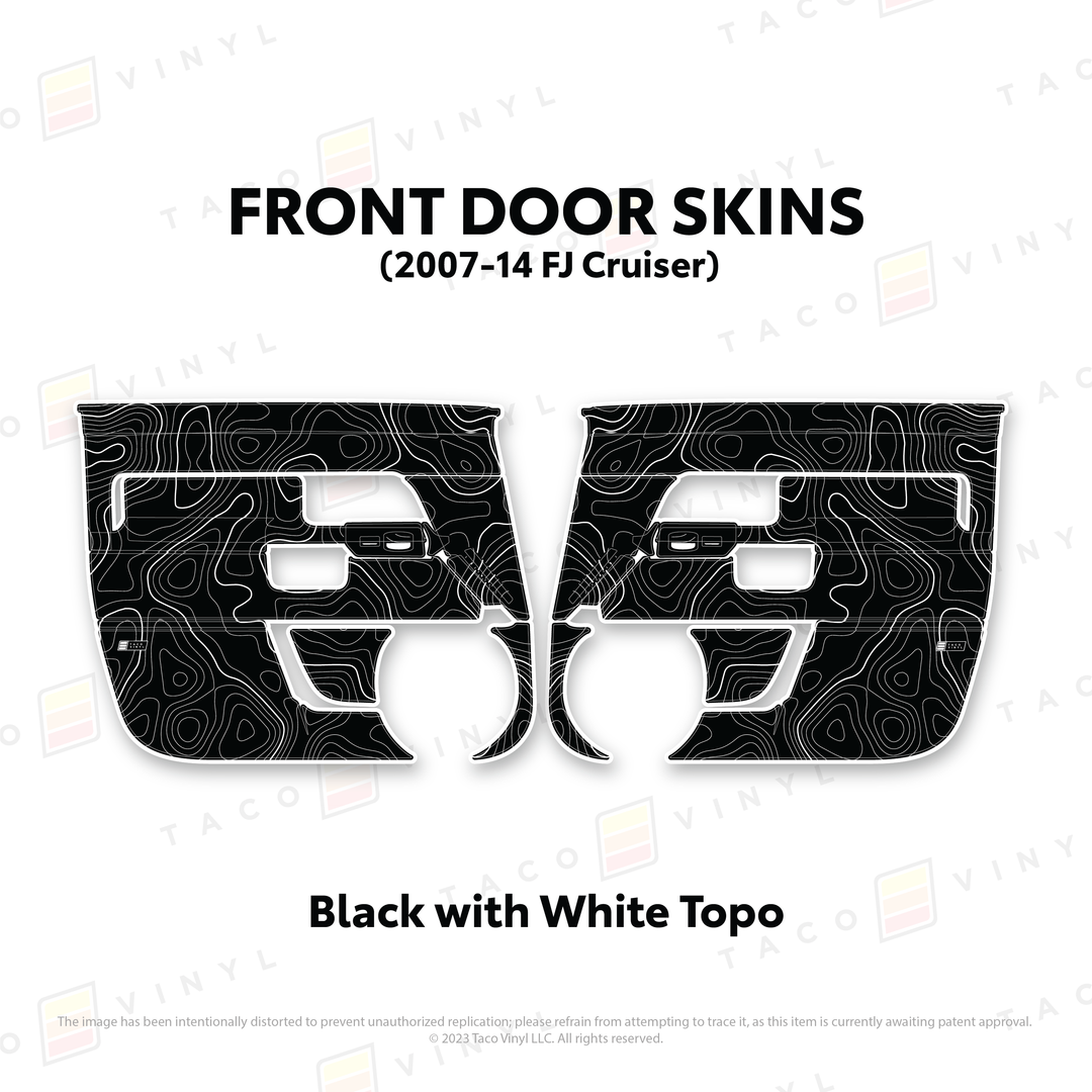 Taco Vinyl Door Skins for FJ Cruiser (2007-2014)