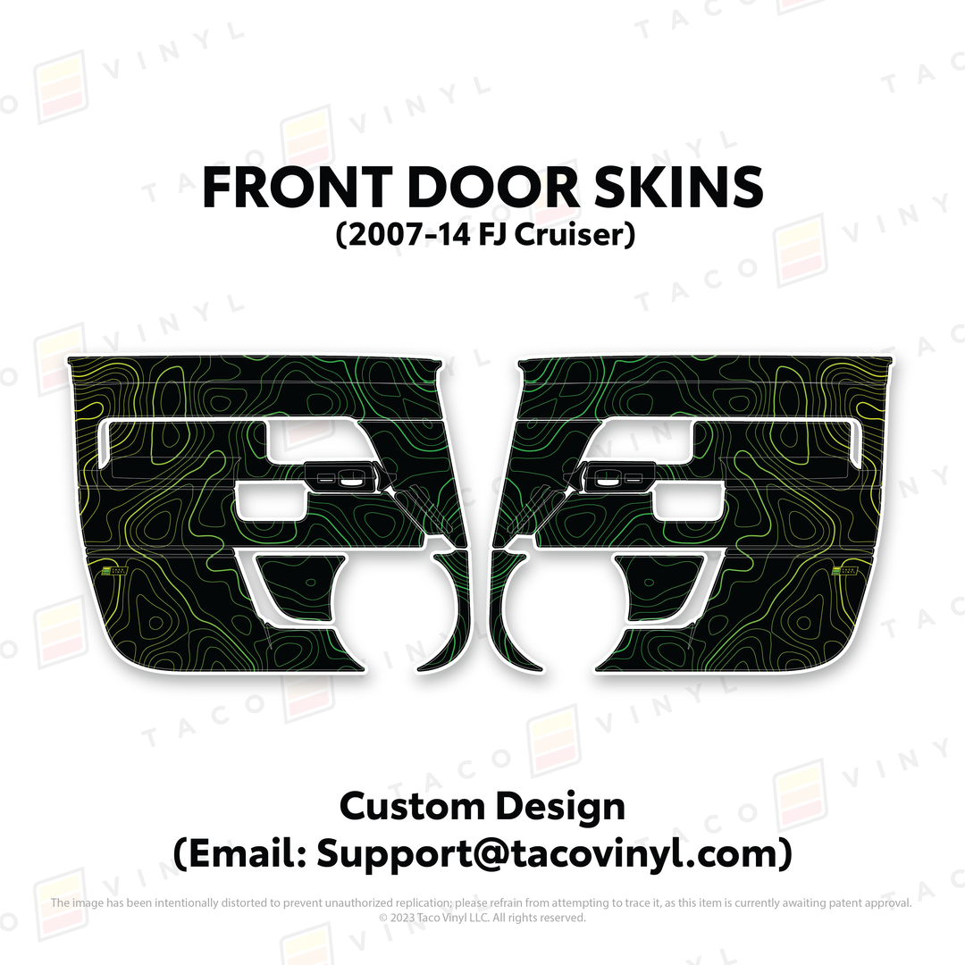 Taco Vinyl Door Skins for FJ Cruiser (2007-2014)