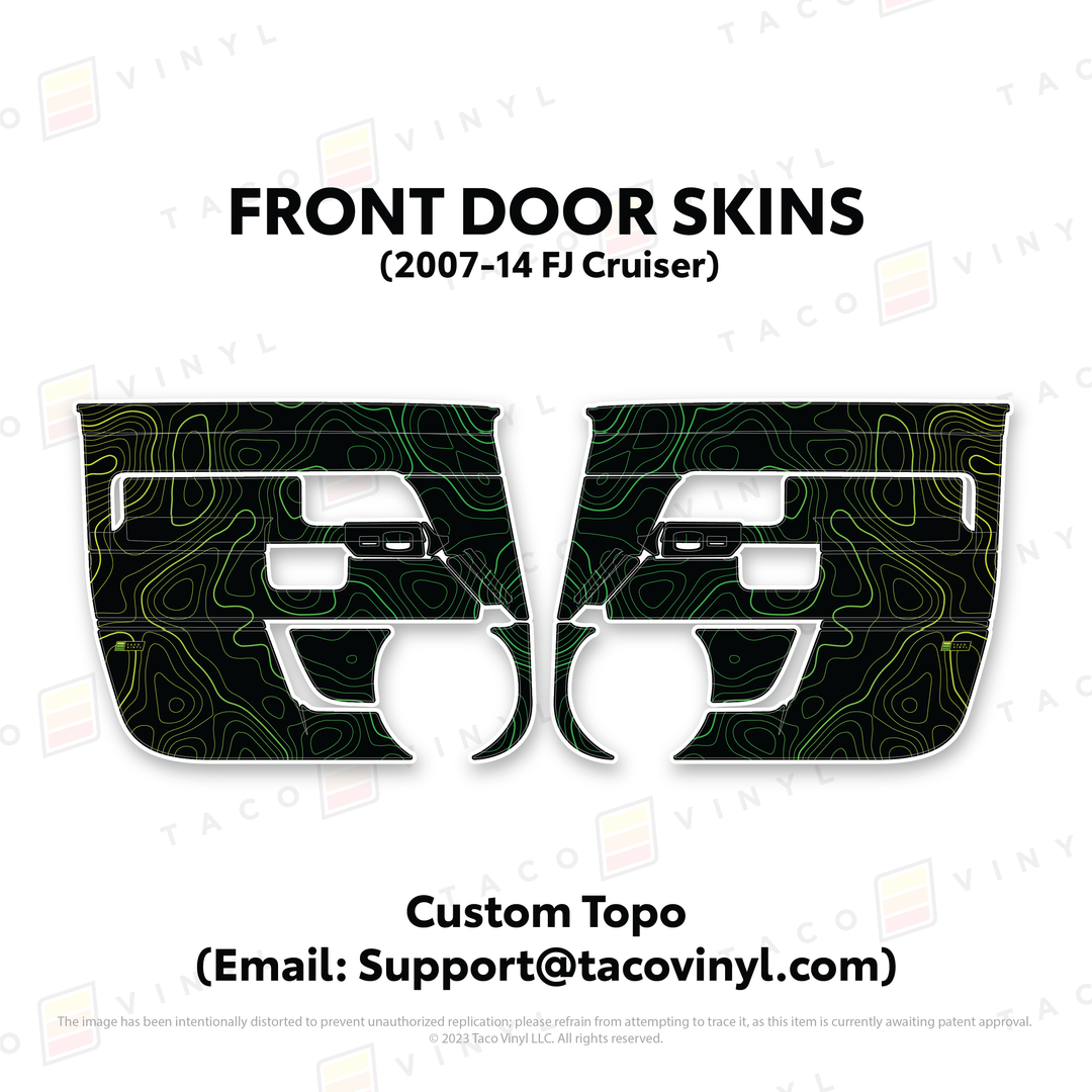 Taco Vinyl Door Skins for FJ Cruiser (2007-2014)