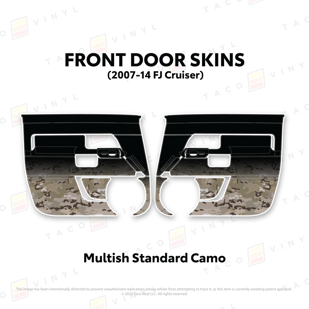 Taco Vinyl Door Skins for FJ Cruiser (2007-2014)
