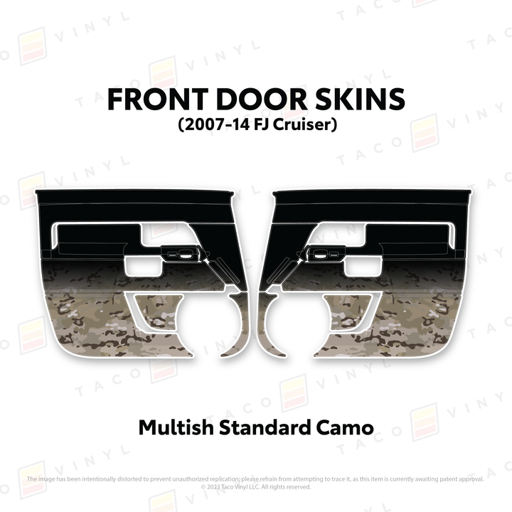 Taco Vinyl Door Skins for FJ Cruiser (2007-2014)