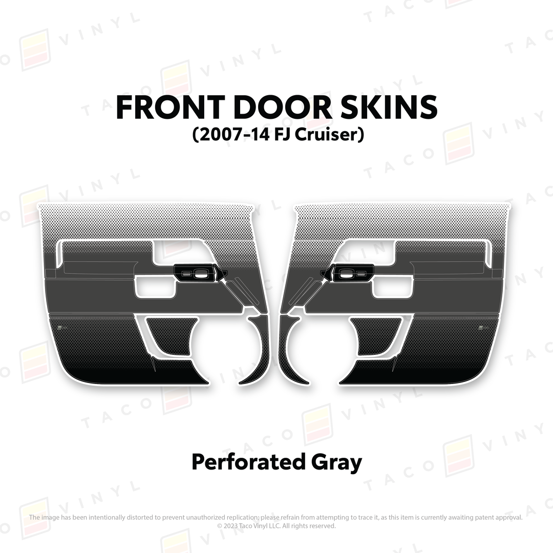 Taco Vinyl Door Skins for FJ Cruiser (2007-2014)