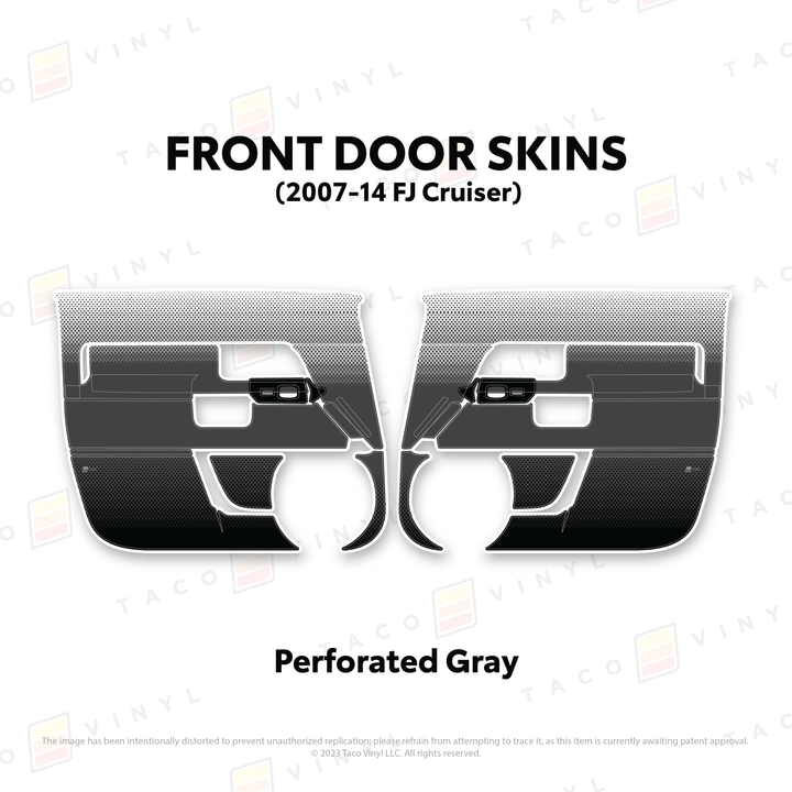 Taco Vinyl Door Skins for FJ Cruiser (2007-2014)