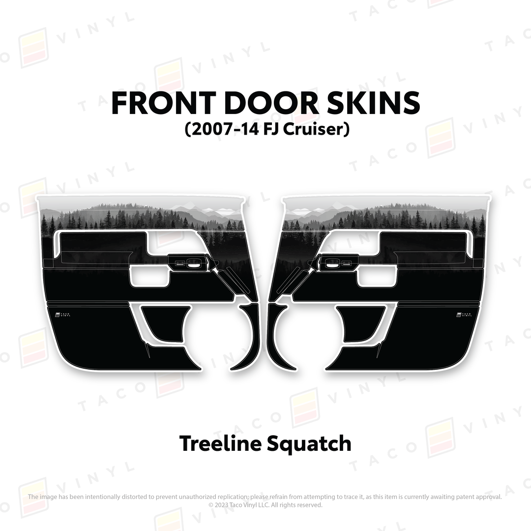 Taco Vinyl Door Skins for FJ Cruiser (2007-2014)