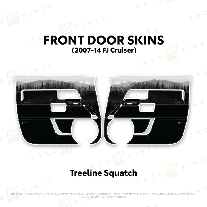 Taco Vinyl Door Skins for FJ Cruiser (2007-2014)