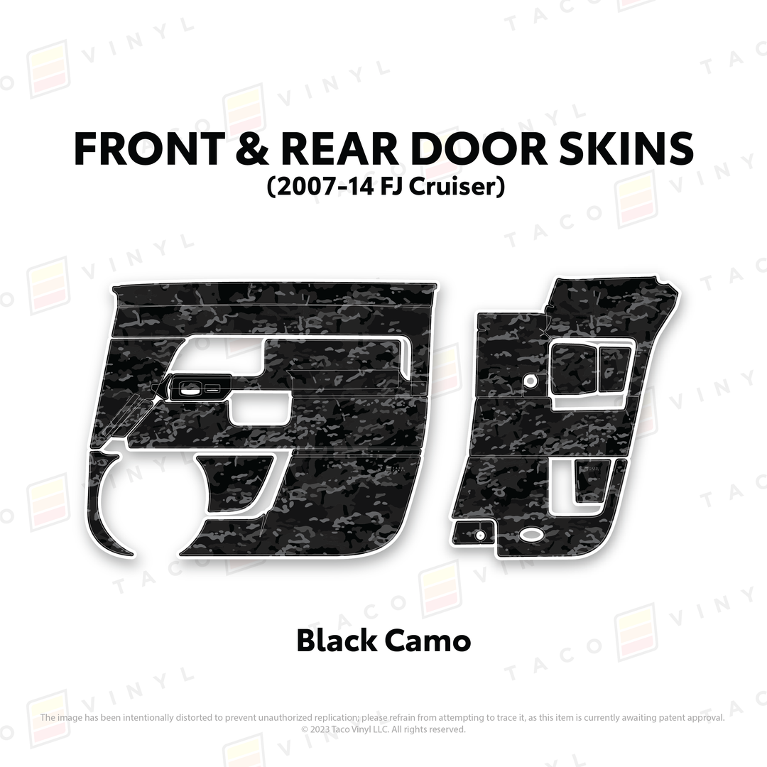 Taco Vinyl Door Skins for FJ Cruiser (2007-2014)
