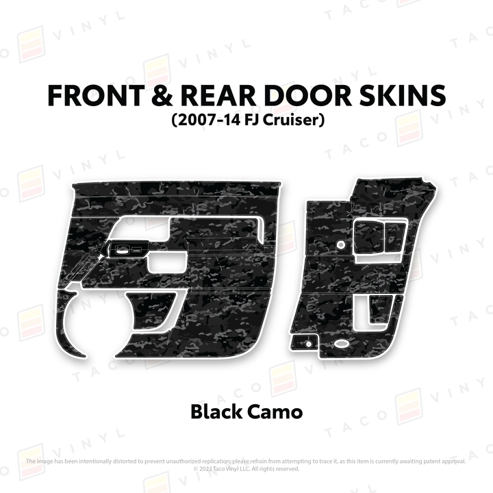 Taco Vinyl Door Skins for FJ Cruiser (2007-2014)